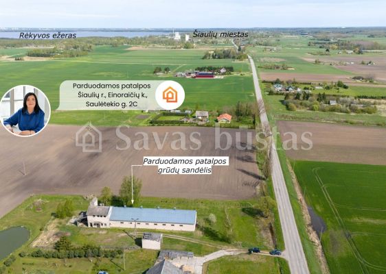 Arti Šiaulių miesto! Parduodamos patalpos - buvęs grūdų sandėlis Šiaulių r., Einoraičių k., Saulėtekio g. 2C