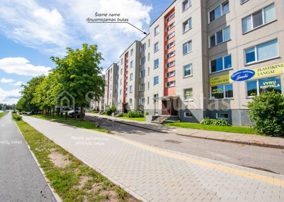 Išnuomojamas 1-no kambario butas Gardino g. 15, Šiaulių mieste