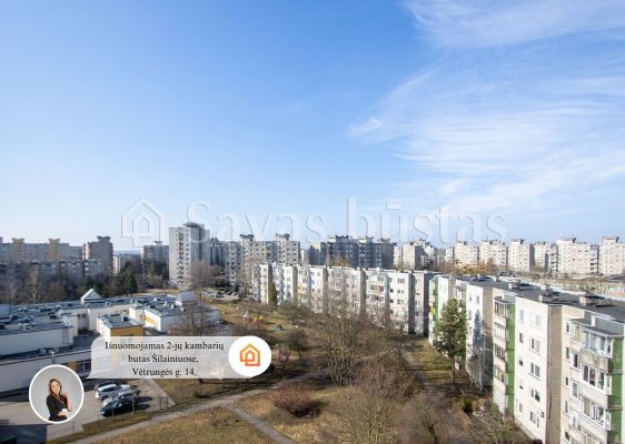 I&scaron;nuomojamas  2-jų kambarių butas Vėtrungės g. 14, Kaunas