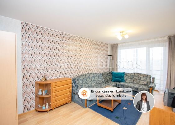 Išnuomojamas 2 kambarių butas Gegužių g.68, Šiauliuose.