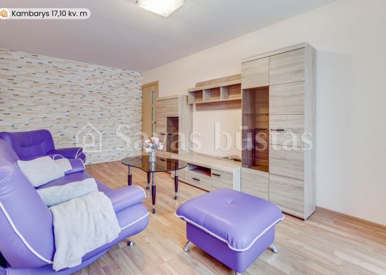 Išnuomojamas tvarkingas 2 – jų kambarių butas 2 – ame aukšte Dainų g. 6, Šiauliuose