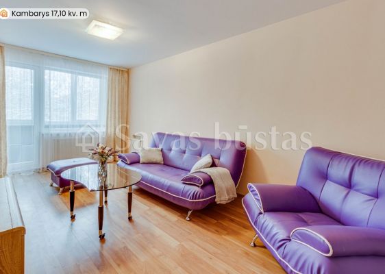 Išnuomojamas tvarkingas 2 – jų kambarių butas 2 – ame aukšte Dainų g. 6, Šiauliuose