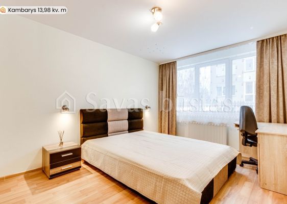 Išnuomojamas tvarkingas 2 – jų kambarių butas 2 – ame aukšte Dainų g. 6, Šiauliuose