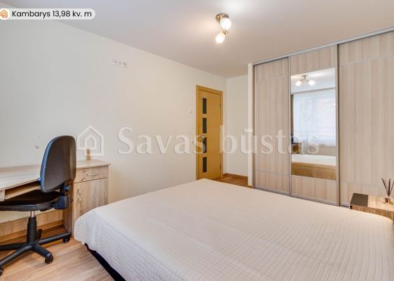 Išnuomojamas tvarkingas 2 – jų kambarių butas 2 – ame aukšte Dainų g. 6, Šiauliuose