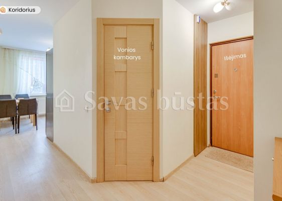 Išnuomojamas tvarkingas 2 – jų kambarių butas 2 – ame aukšte Dainų g. 6, Šiauliuose