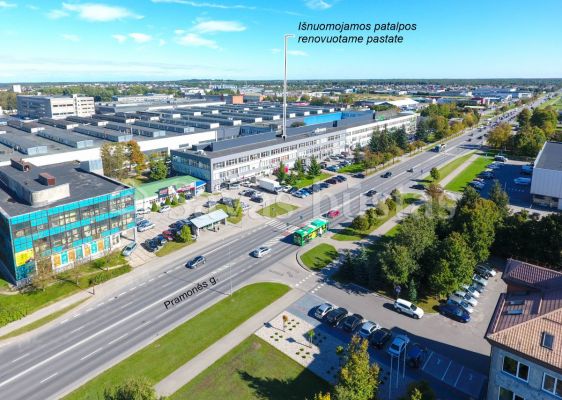 Išnuomojamos komercinės paskirties patalpos Šiauliuose, Pramonės g. 15