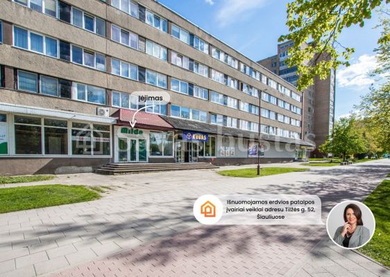 Išnuomojamos patalpos įvairiai veiklai Tilžės g. 52, Šiauliuose