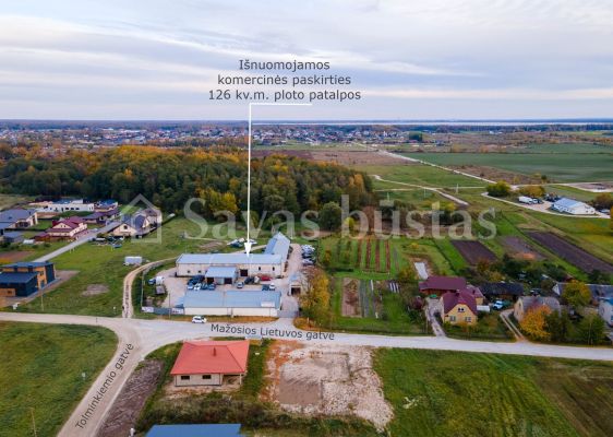 Išnuomojamos Šiaulių miesto pietinėje dalyje, Mažosios Lietuvos g.3H, 126 kv. m. bendro ploto patalpos