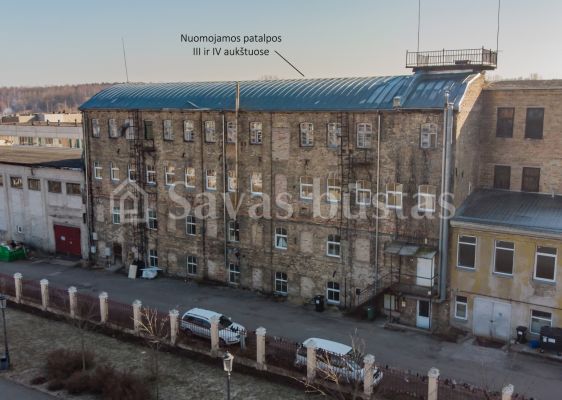 Nuomojamos 300 kv.m. sandėliavimo – gamybinės patalpos Frenkelių g.12, Šiauliuose.