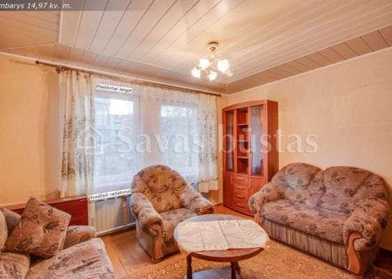 Sumažėjo kaina! Miesto centre parduodama namo dalis, Pakalnės g. 4, Šiauliuose.