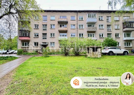 Naujojoje Vilnioje, Parko g., PARDUODAMOS 92, 66 kv.m. patalpos rūsyje (negyvenamoji patalpa - slėptuvė)
