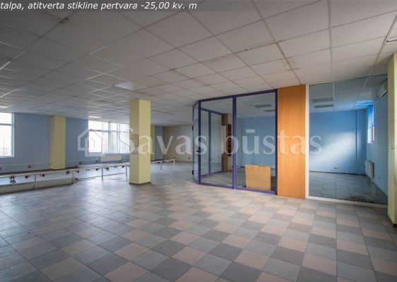 Nuomojamos tvarkingos komercinės paskirties 17-275 kv. m ploto patalpos Šiauliuose, Išradėjų g.