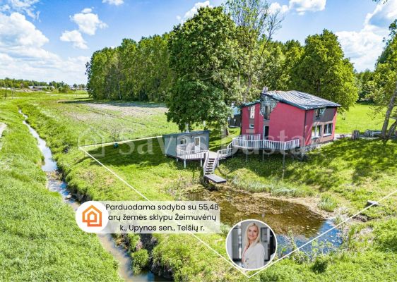 Parduodama jauki sodyba, vaizdingoje vietoje Žeimuvėnų k., Upynos sen., Tel&scaron;ių r.