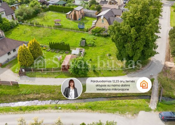 Parduodama namo dalimi s su erdviu 12,23 arų sklypu &Scaron;iauliuose, Medelyno mikrorajone, Mi&scaron;ko g. 37C, &Scaron;iauliai