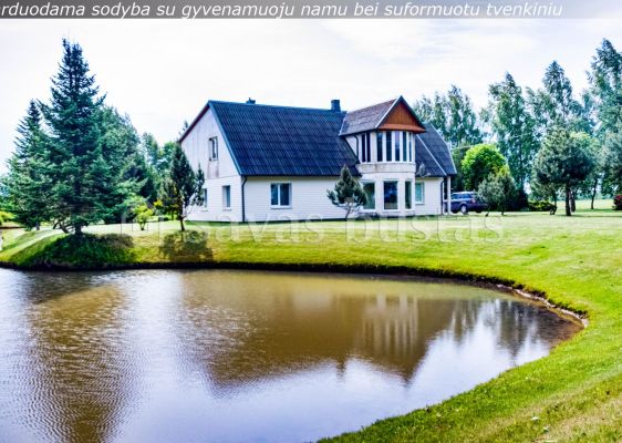 Parduodama sodyba su mūriniu namu ir 141,1 arų žemės sklypu Kočėnų k., Biržų r.