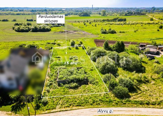 Parduodamas 15 arų namų valdos sklypas Alyvų g., Vinkšnėnų k., Šiaulių r.