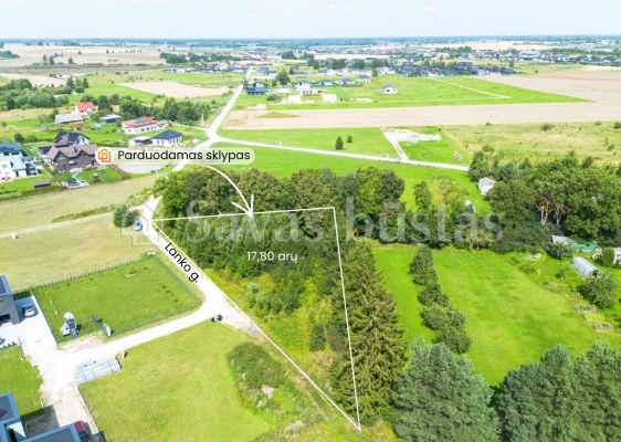 Parduodamas 17,8 arų žemės sklypas Lanko g. 5, Dainų k., Šiaulių r.