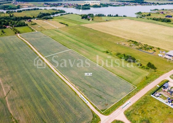 Parduodamas 1,085 ha žemės ūkio paskirties sklypas Gluosnių g., Meškių k., Šiaulių r.