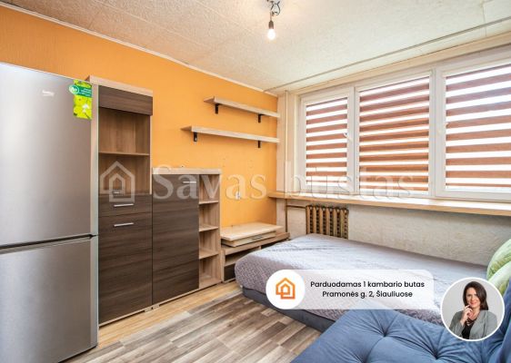 Parduodamas 1 kambario butas Pramonės g. 2, Šiauliuose
