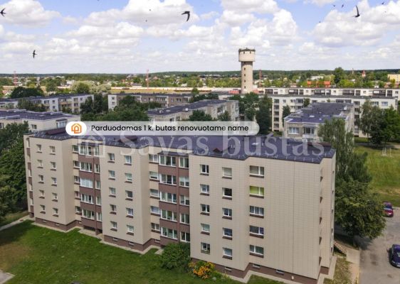 Parduodamas 1 kambario butas centre, renovuotame name, J. Tumo- Vaižganto g. 6, Mažeikiuose