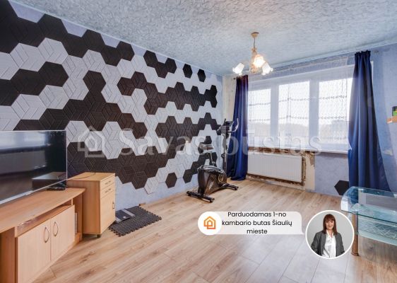 Parduodamas 1 kambario butas &Scaron;iauliuose, Architektų g. 50