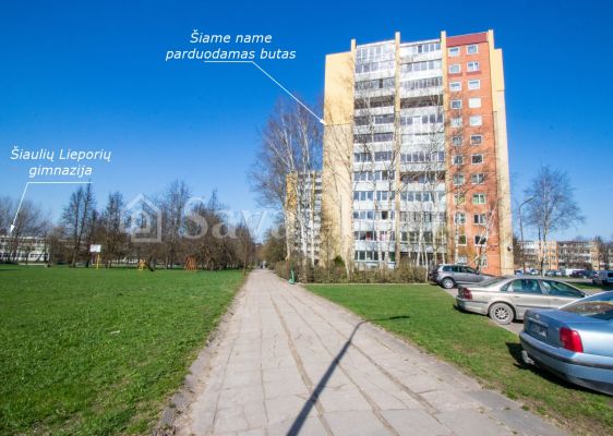Parduodamas 2-ame aukšte, erdvus, išskirtinio išplanavimo 3 kambarių butas Gvazdikų takas 6, Šiauliuose