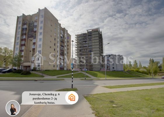 Parduodamas 2-jų kambarių butas Jonavoje, Chemikų g. 6
