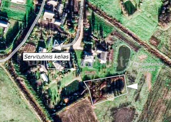 Parduodamas 25,05 arų namų valdos sklypas Ryškėnų k., Telšių r.