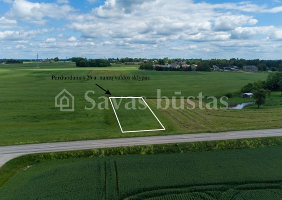 Parduodamas 26 a.  namų valdos žemės sklypas Marijampolės sav., Patilčių km. 9A