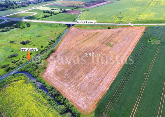 Parduodamas 2,87 ha. žemės sklypas Šiaulių raj., Sutkūnuose Aplinkkelio g.,