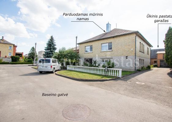 Parduodamas 2 aukštų namas, Baseino g. 4 Joniškyje.
