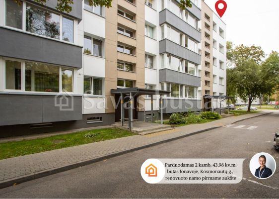 Parduodamas 2 kamb. butas Kosmonautų g., Jonavoje