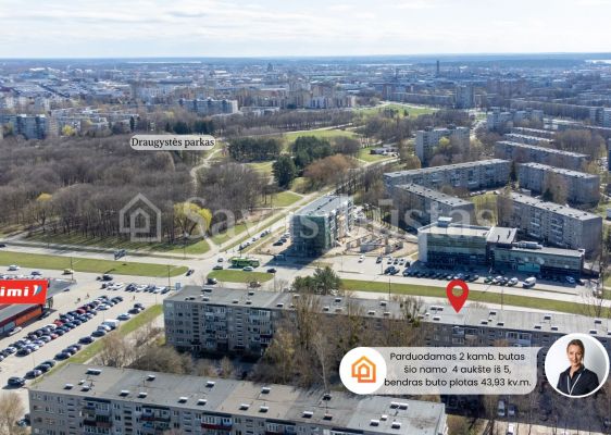 Parduodamas 2 kamb. butas V. Krėvės pr. 25, Kaunas