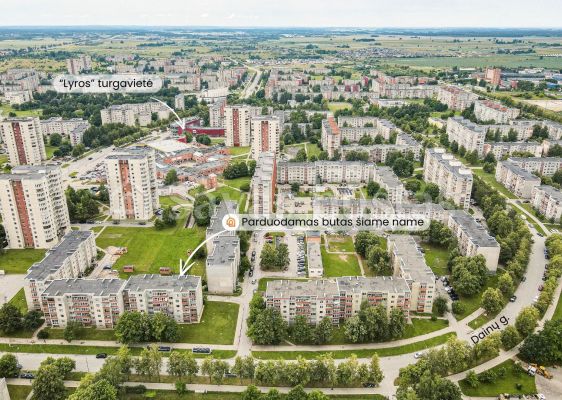 Parduodamas 2 kambarių butas Dainų g., Šiauliuose