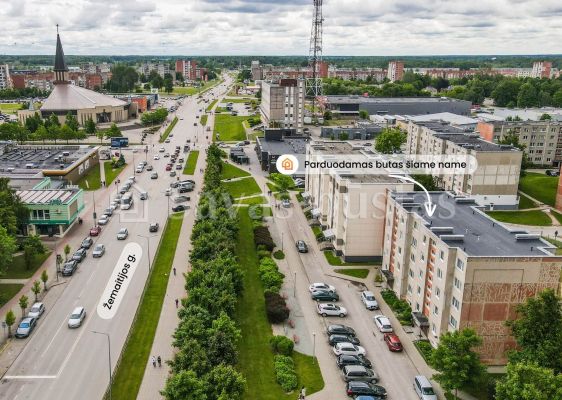 Parduodamas 2 kambarių butas Mažeikių miesto centre, Žemaitijos g. 30