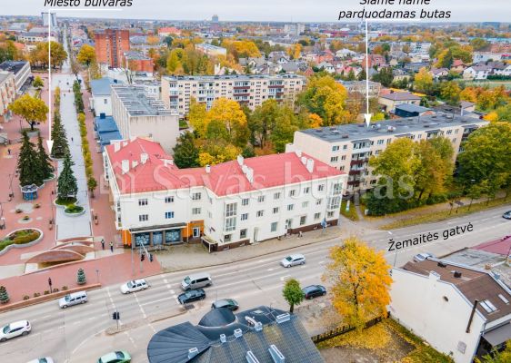 Parduodamas 2 kambarių butas miesto centre, Žemaitės g. 50, Šiauliuose