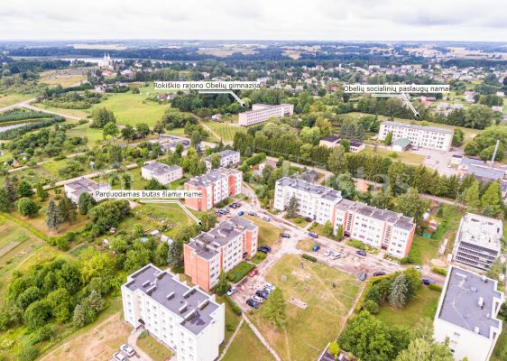 Parduodamas 2 kambarių butas Obelių m., Dirbtuvių g. 10