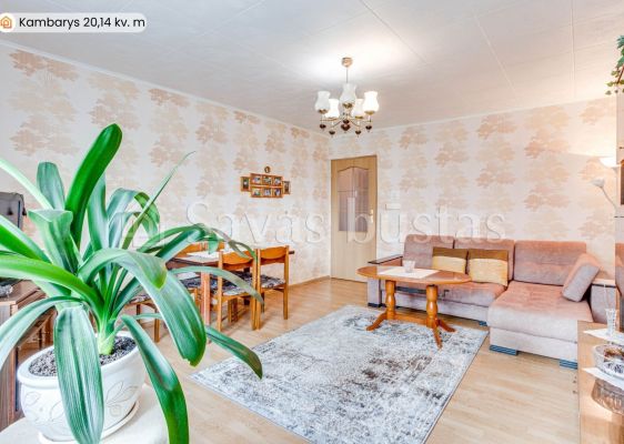 Parduodamas 2 kambarių butas renovuotame name, Kelmės miesto centre