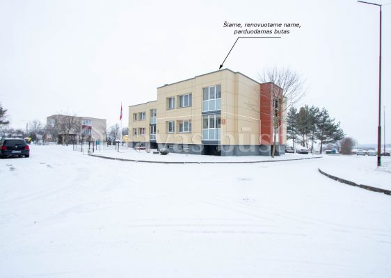 Parduodamas 2 kambarių butas renovuotame name Šilėnuose, Ateities g.3, Šiaulių r.