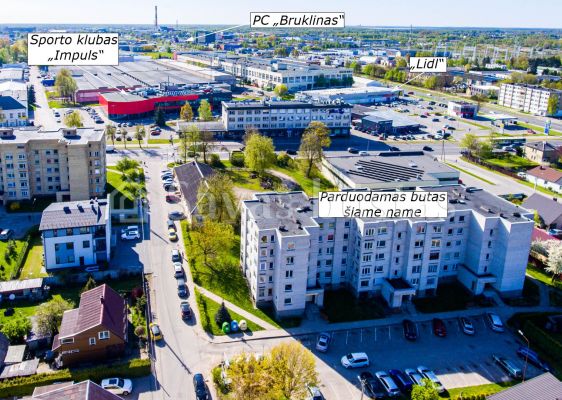 Parduodamas 2 kambarių butas ŠALIA CENTRO, 2 – AME AUKŠTE Baltupėnų g., Šiauliuose