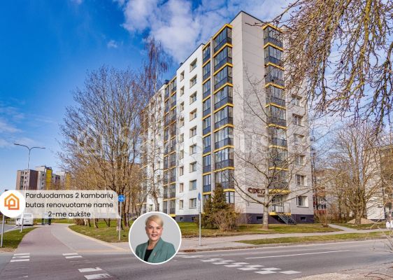 Parduodamas 2 kambarių butas Tel&scaron;iuose, Masčio g. 4, renovuotame name, 2-me auk&scaron;te