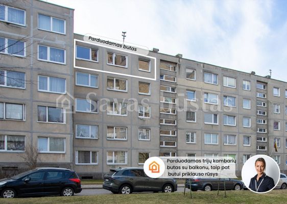 Parduodamas 3 kambarių butas Elektrėnuose, Sodų g.