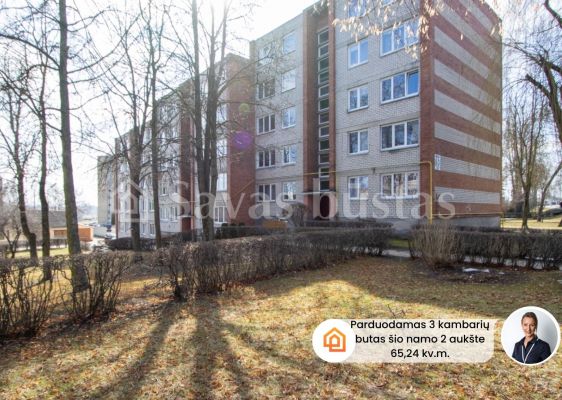 Parduodamas 3 kambarių butas J. Basanavičiaus g., Kėdainiuose