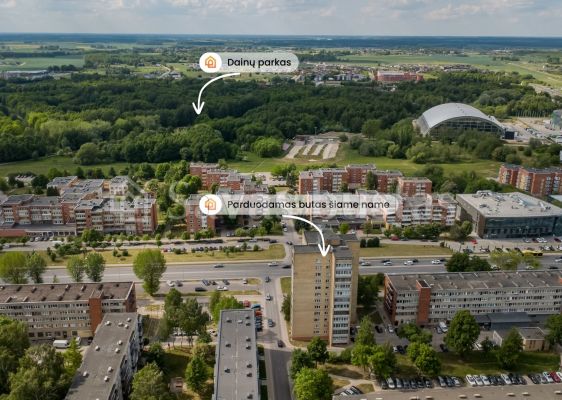 Parduodamas 3 kambarių butas Tilžės g. 42, &Scaron;iauliuose