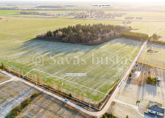Parduodamas 43,5 arų žemės ūkio paskirties sklypas Ąžuolo g., Lukšių k., Šiaulių r.