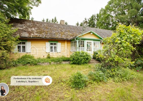 Parduodamas 4 ha vienkiemis Linki&scaron;kių k., Kupi&scaron;kio r.