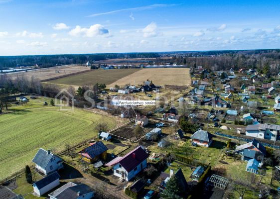 Parduodamas 5,12 arų sodo sklypas su mūriniu namu Strazdų g., Naujikų k.