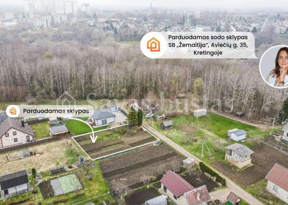 Parduodamas 5 arų sodo sklypas Kretingoje, SB &bdquo;Žemaitija&ldquo;