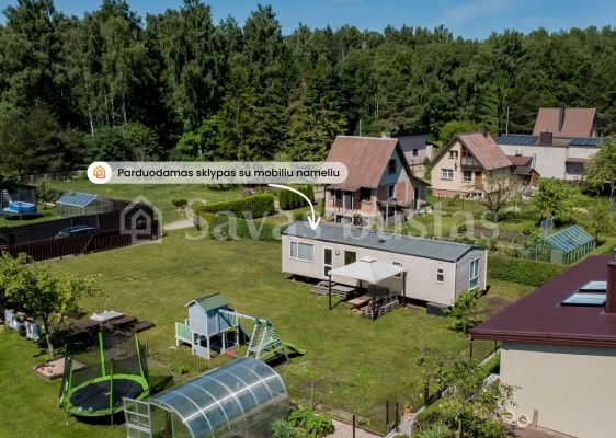 Parduodamas 6 arų sodo sklypas su įrengtu mobiliu nameliu &Scaron;iauliuose, Klevo Sodų 10-oji g. 10