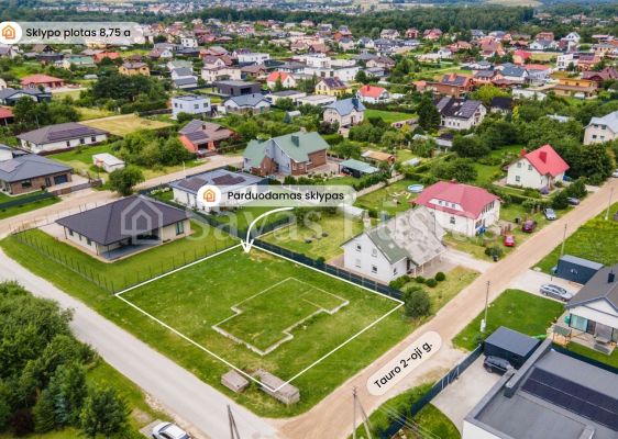 Parduodamas 8,75 a sklypas su parengtu vieno auk&scaron;to namo projektu Klaipėdoje, Tauralaukyje
